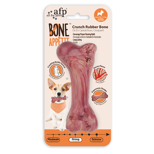 [PM-03B9182448E2] Jouet Pour Chien Os en Caoutchouc Bone Appetit-Crunch AFP