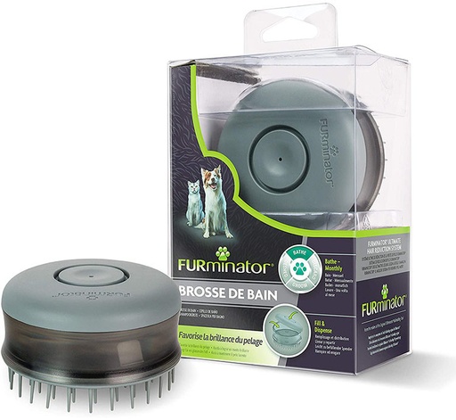 [PM-84EB55FB89DD] Furminator Brosse de bain Chien et Chat