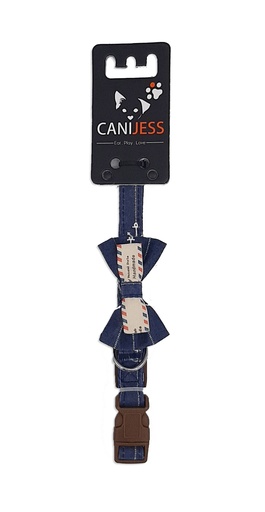 [PM-B2CE785A0661] Collier avec noeud papillon pour chat Canijess 2 coloris