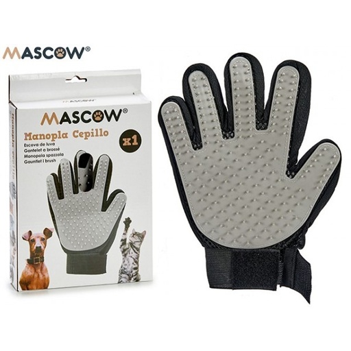 [PM-5491C3F45E77] Gant de massage et brossage chien et chat Mascow