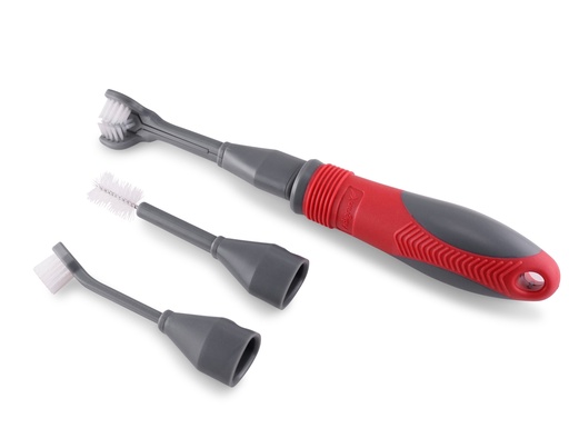 [PM-53A47E28F8A6] Brosse à dents 3 en 1 pour chien