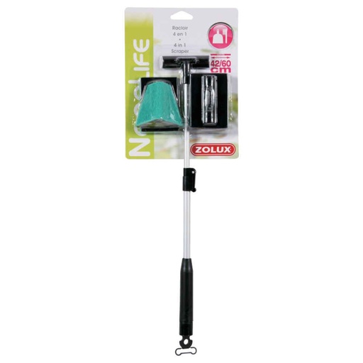 [PM-A9DBCD54C914] Racloir télescopique 4 en 1 en inox Zolux