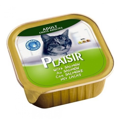 [frais et compléments chats;"Boutique Chat""] Repas Plaisir Chat adulte goût saumon 100g