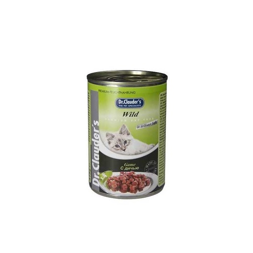 [frais et compléments chats;"Boutique Chat""] Dr Clauder's Pâté Gout Gibier 415 g