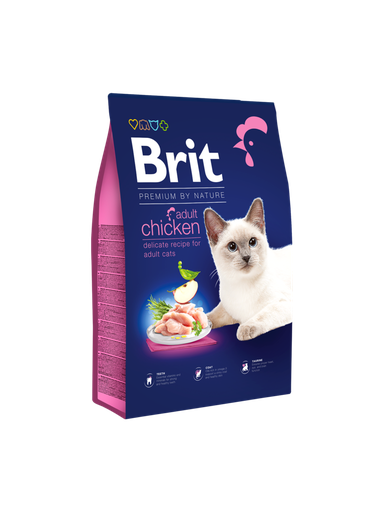 [PI-011] Croquettes Brit Premium by Nature Adult S au poulet