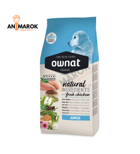 [PA-075] e croquettes pour animaux de la marque Ownat, gamme Classic HAIRBAL 15KG