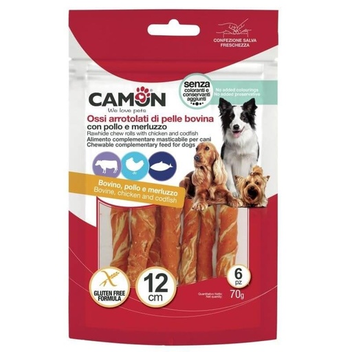 [8019808175973] CAMON Rolls Chicken&Bovine 70g