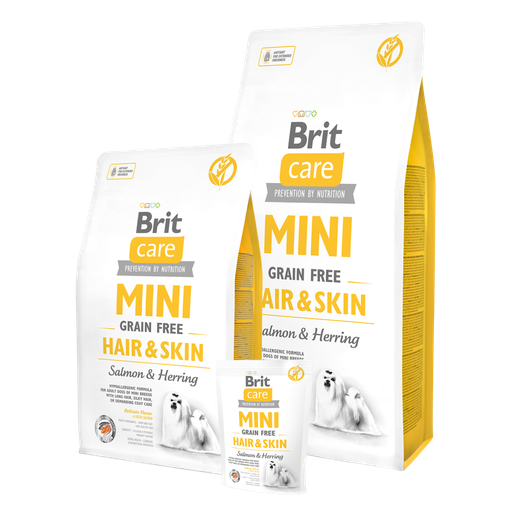 [8595602520220] Brit Mini G.F Hair & Skin Salmon 2kg