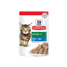 [hills-pochon-cat-fish-kiten-185g] HILL’S POCHON CAT FISH KITEN 1*85G