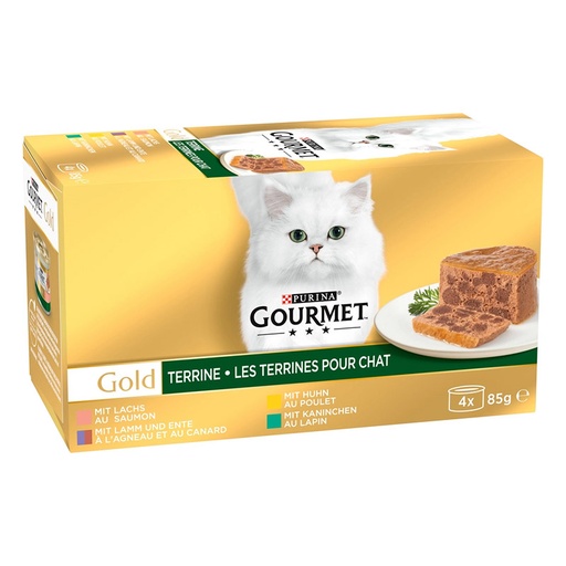 [les-terrines-pour-chat-avec-legumes-4x85-gr-purina] LES TERRINES POUR CHAT AVEC LÉGUMES 4X85 Gr – PURINA