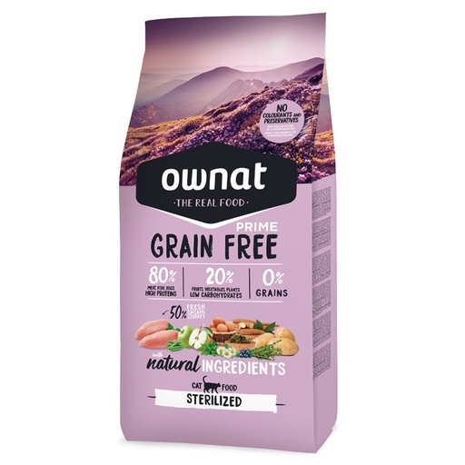 [ownat-prime-gf-sterilised-3kg] OWNAT PRIME GF CAT STERILISED 3KG