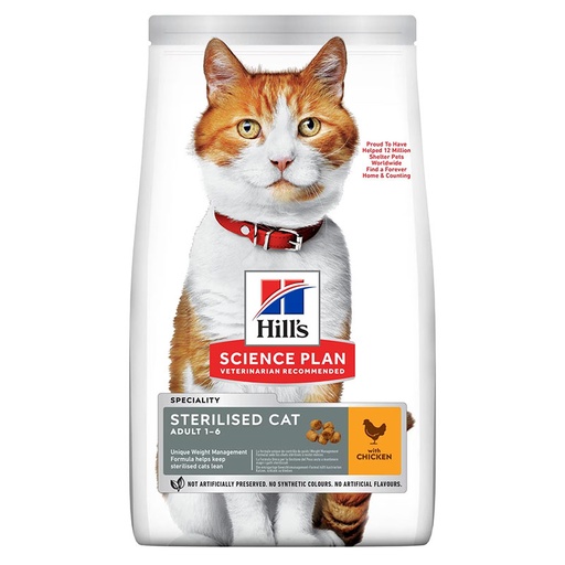 [hills-cat-sterilised-poulet-1-5kg] HILL’S CAT STERILISED POULET 1.5KG