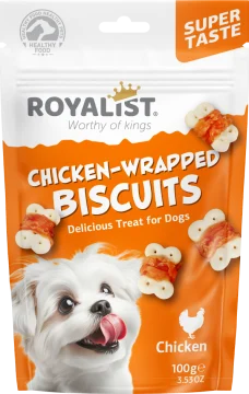 Chicken wrapped biscuits