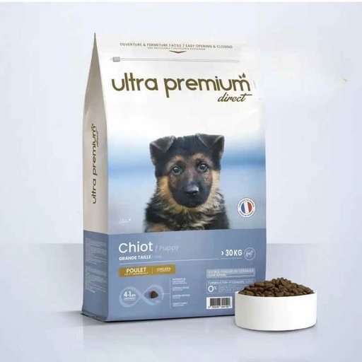[ultra-premium-chiot-de-grande-taille-sup-a-30-kg-croquettes-super-premium-4kg-12kg] Ultra Premium Chiot de grande taille sup. à 30 kg Croquettes super premium 4kg |12kg