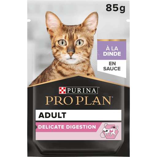 [purina-pro-plan-multivariete-delicate-cat-turkey-en-sauce-85g] Purina Pro Plan Multivariété Délicate Cat Turkey en Sauce 85g