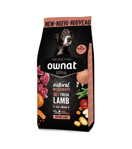 [OWU-MDL-12] Ownat Ultra Medium Lamb 12kg