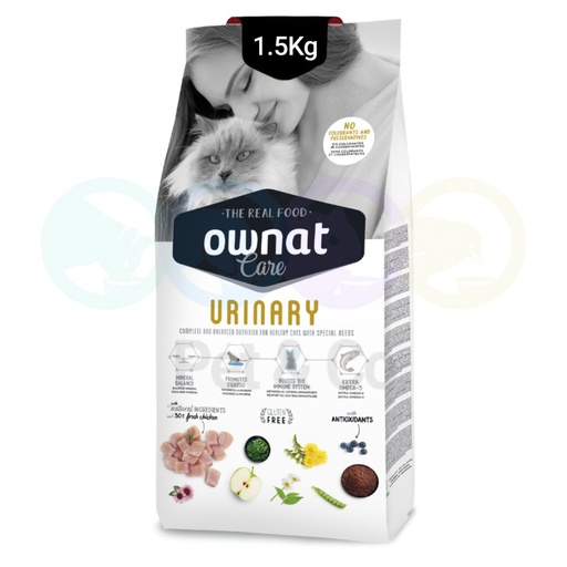 Ownat Care Kibbles for Cats Urinary Tract 1.5kg