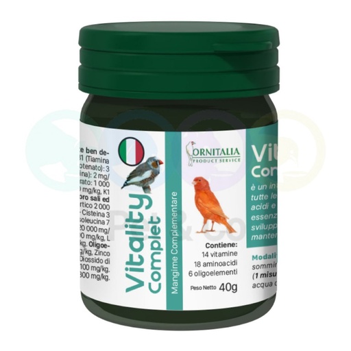 Ornitalia Multivitamin for Birds Vitality Complet 40g