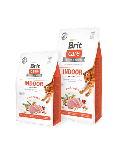 Brit Care Cat Grain-Free INDOOR ANTI-STRESS 2kg | 7kg - 2kg