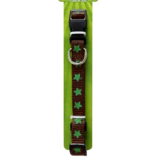 Collier pour Grand Chien Etoile Rose et Vert 75cm - Etoile Vert
