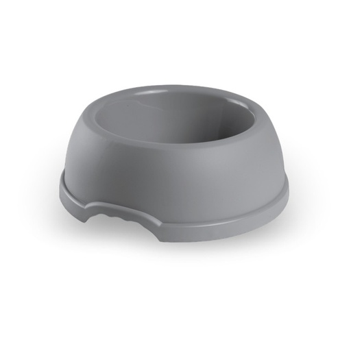Gamelle en plastique Diamètre 15 cm ou 17 cm - Gris, 17cm